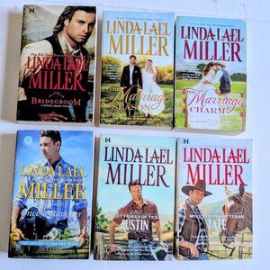 Linda Lael Miller Harlequin Romance Lot Set of 6 Paperback Small Cowboy Westerns